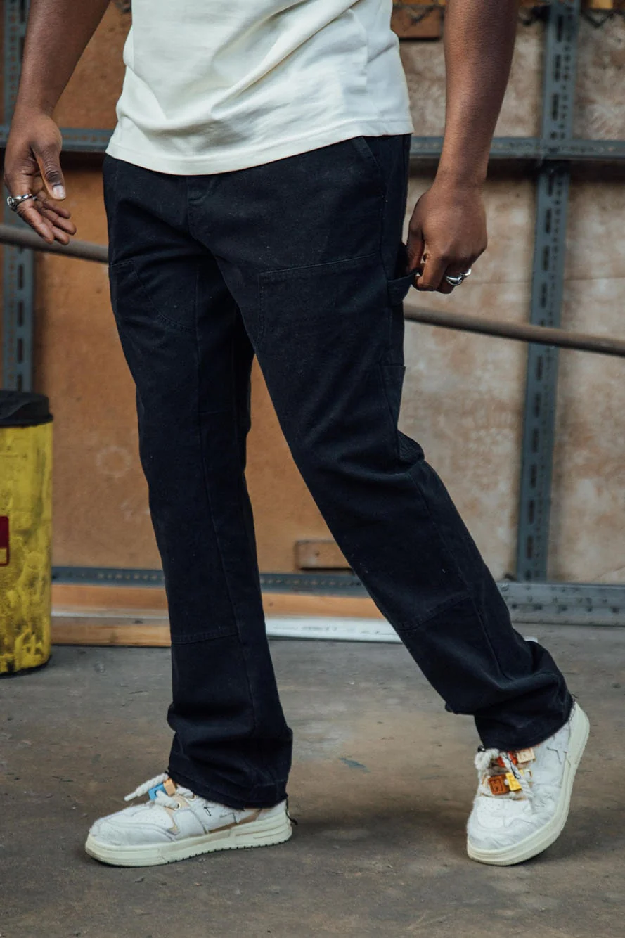Black Carpenter Cargos